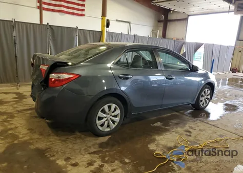 2015 Toyota Corolla L из США, поврежденный, VIN 2T1BURHE7FC318987